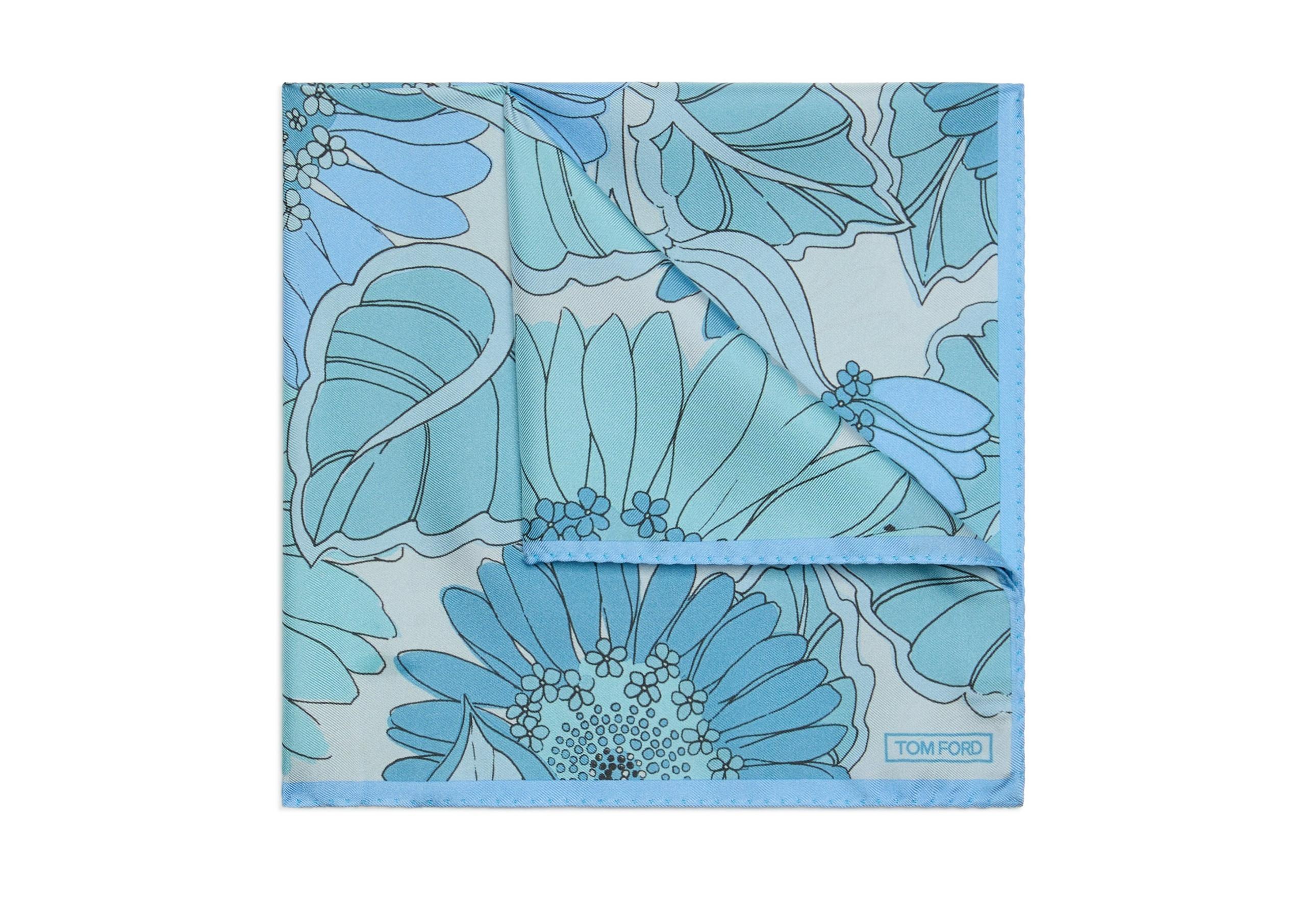 70'S DAISY POCKET SQUARE - 1