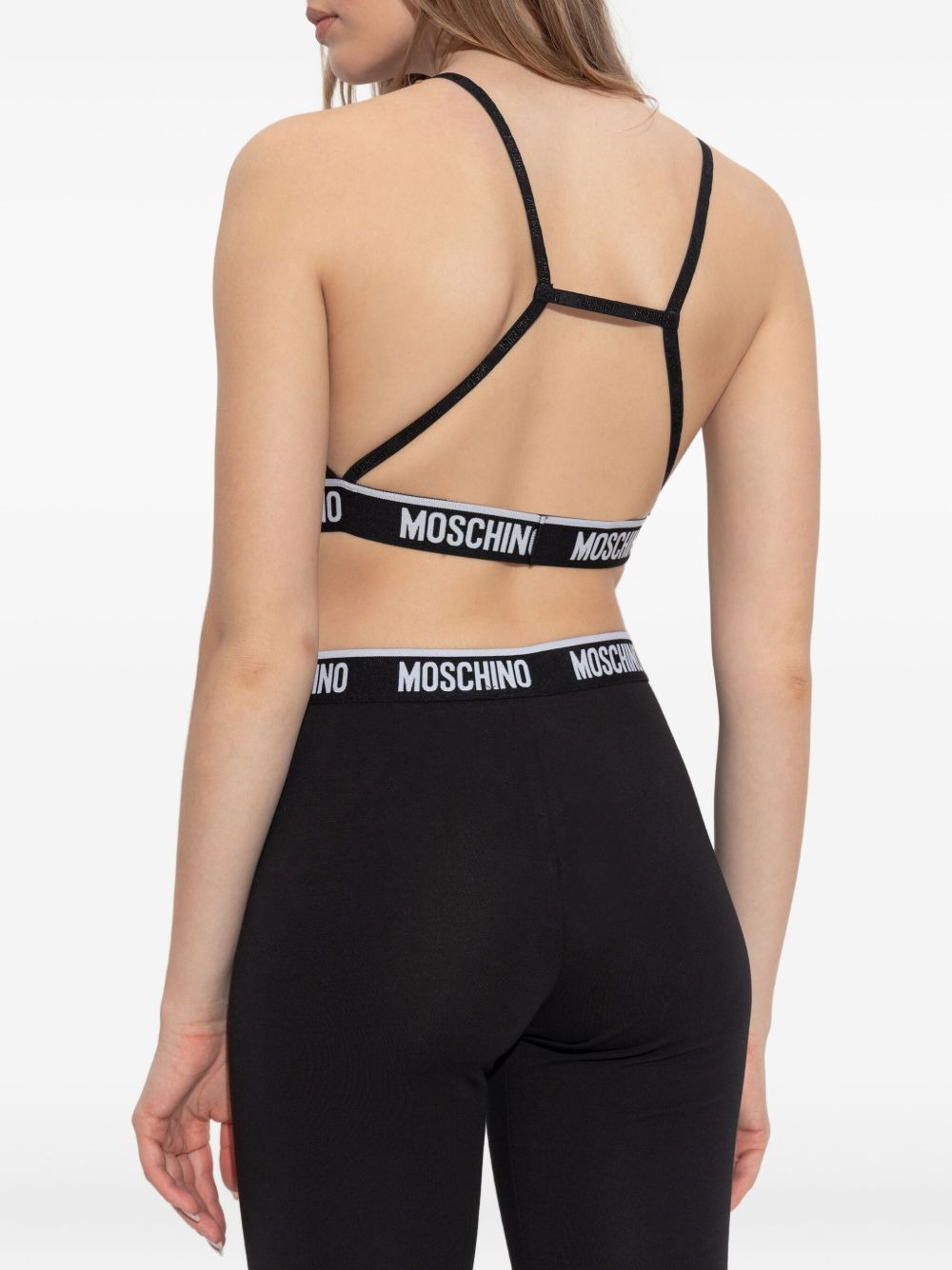 Z-logo cut-out crop top - 4