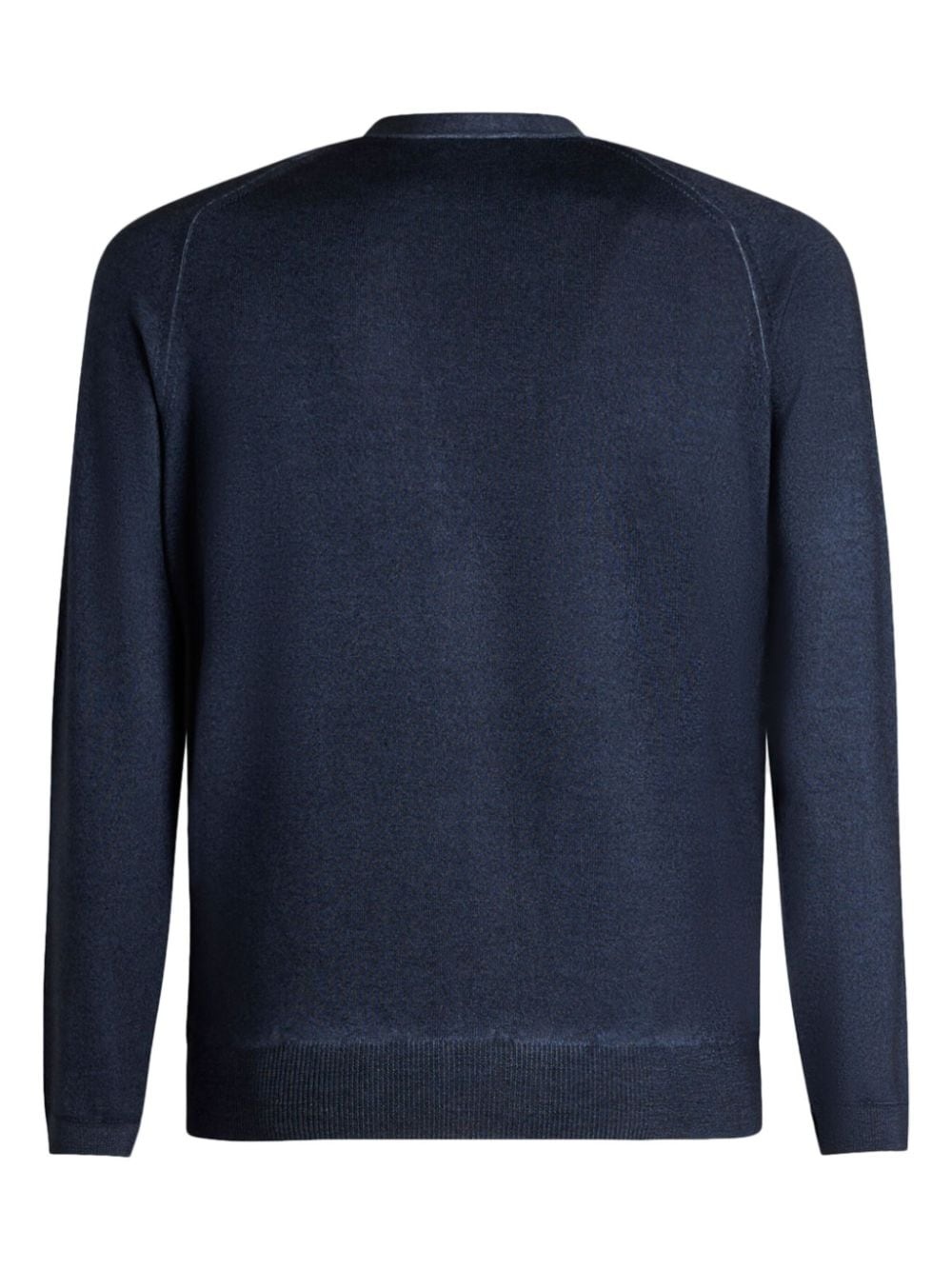 Pegaso-embroidered wool cardigan - 6