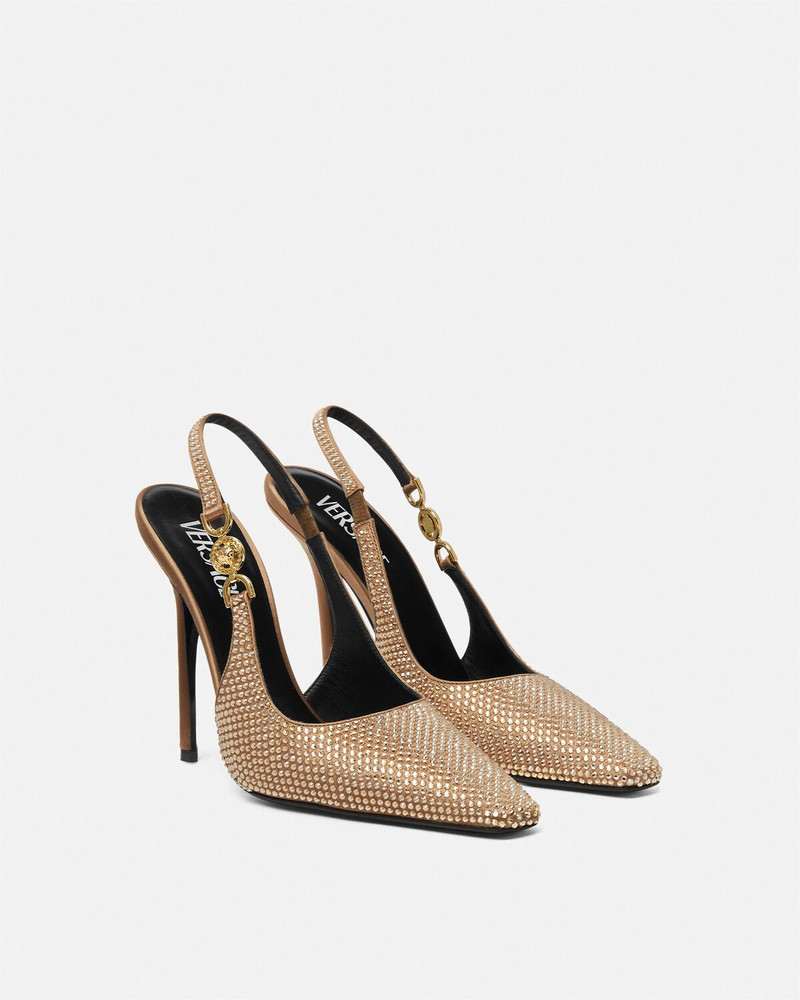 Medusa '95 Crystal Slingback Pumps 110 mm 2