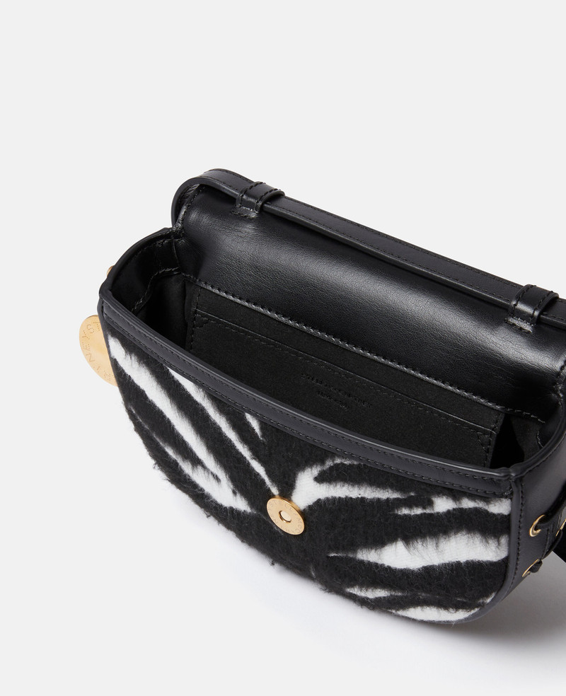 Stella McCartney Frayme Tiger Pattern Shoulder Bag outlook