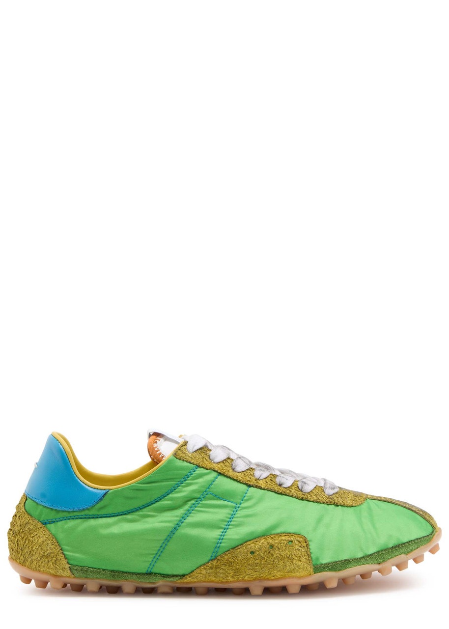 Maison Margiela Sprinters Distressed Nylon Sneakers - 1