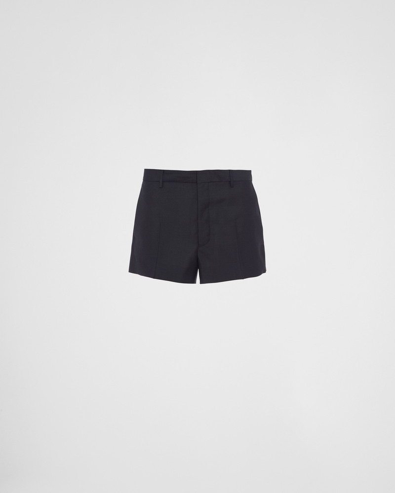 Mohair wool shorts 1