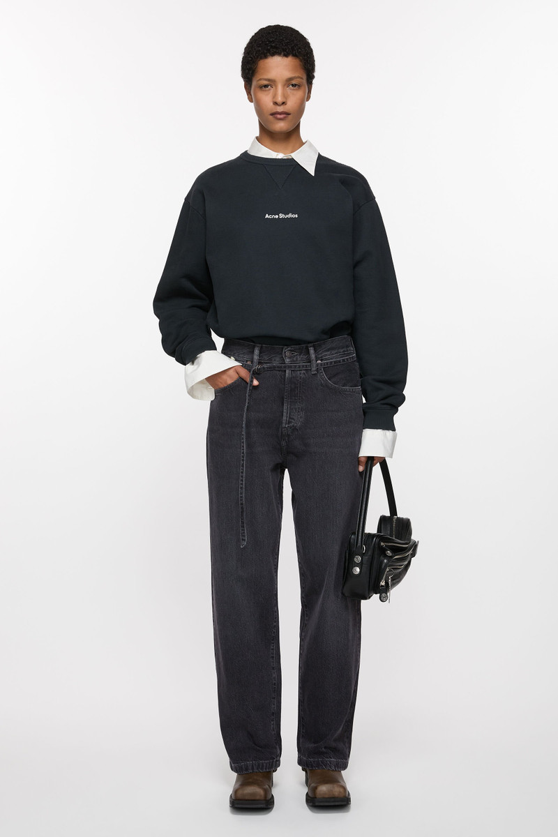 Acne Studios Loose fit jeans - 1991 Toj - Black outlook