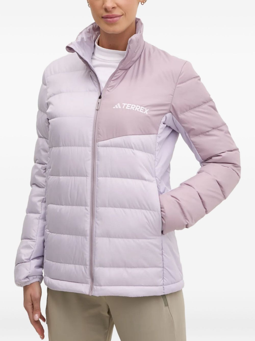quilted panelled jacket - 2