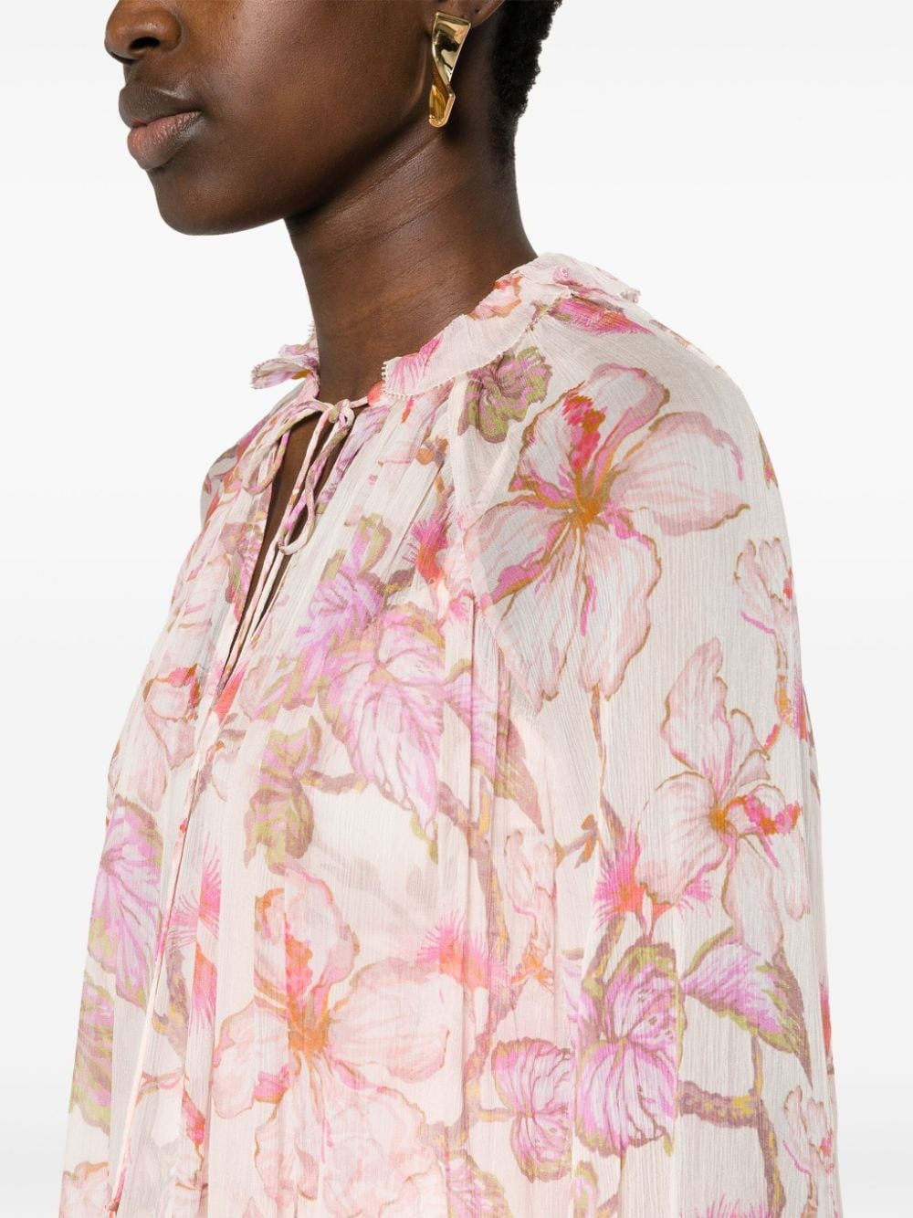 Matchmaker Billow floral-print blouse - 5