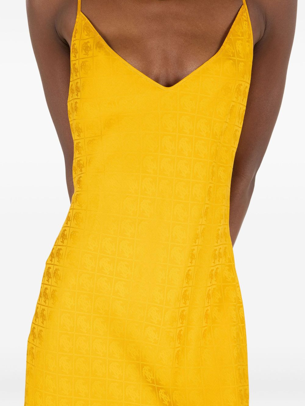 Snake monogram dress - 6