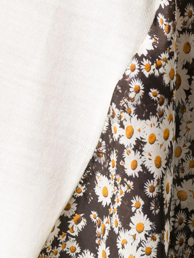 daisy print layered blouse 5