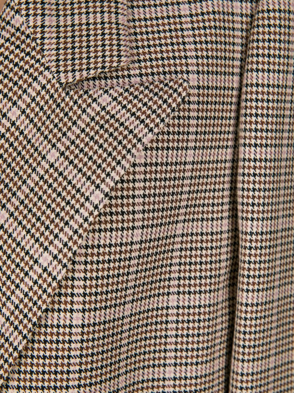 checked blazer shirt - 4
