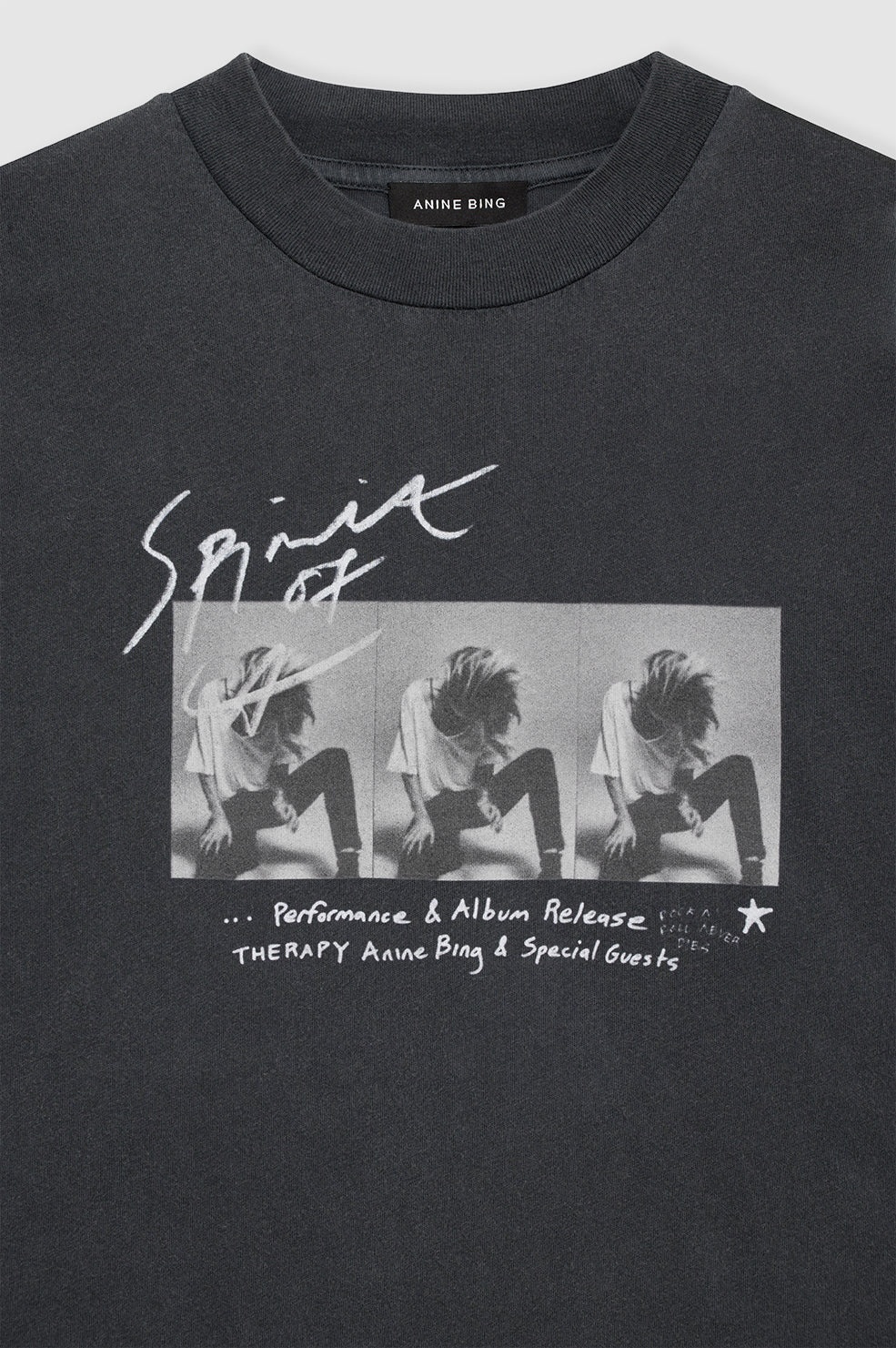 Ashton Tee Concert - Washed Black - 4