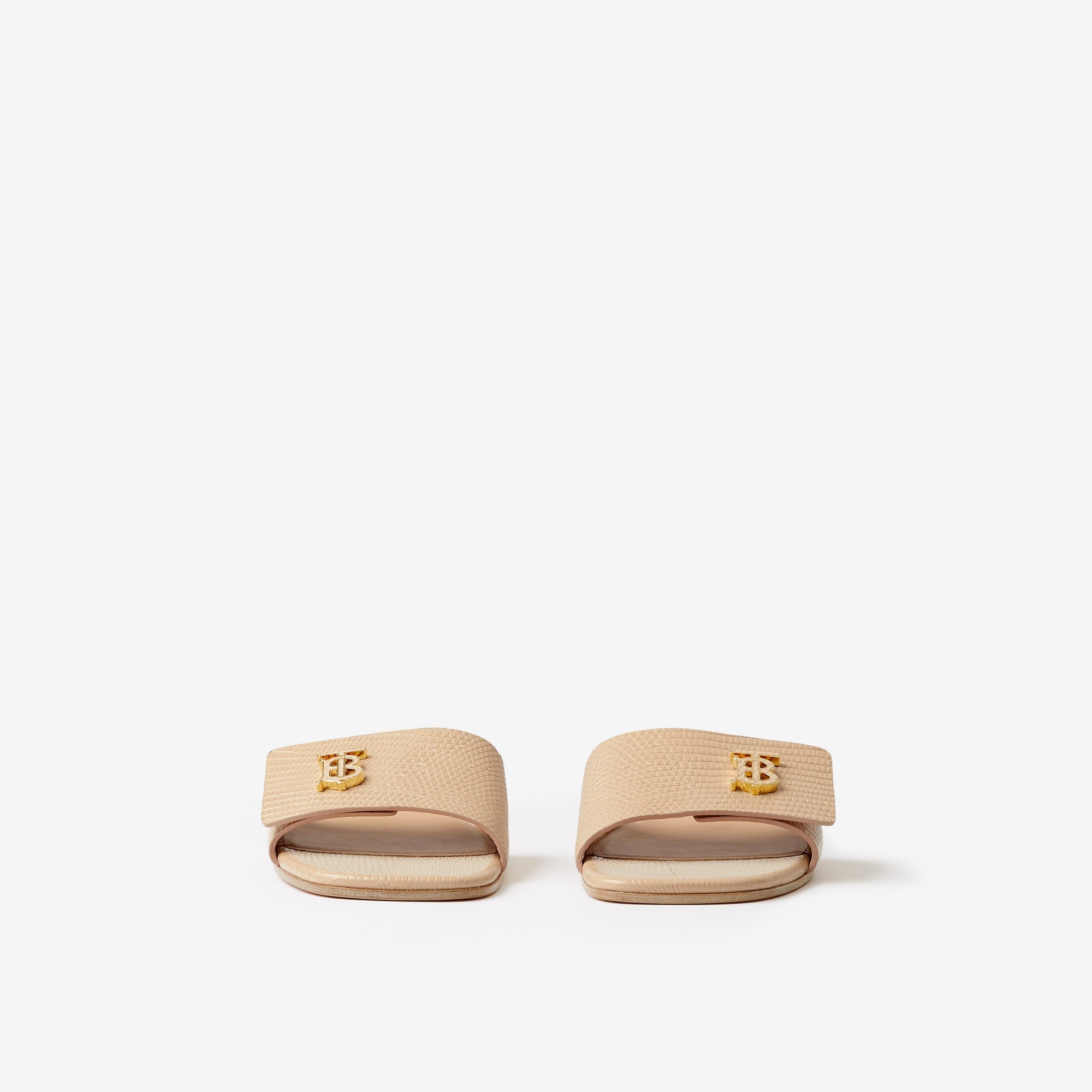 Monogram Motif Leather Slides - 2