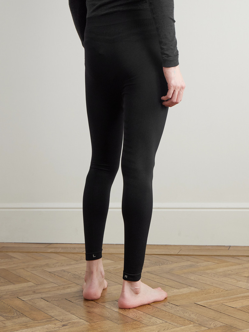 Recycled Ribbed-Knit Ski Tights 3