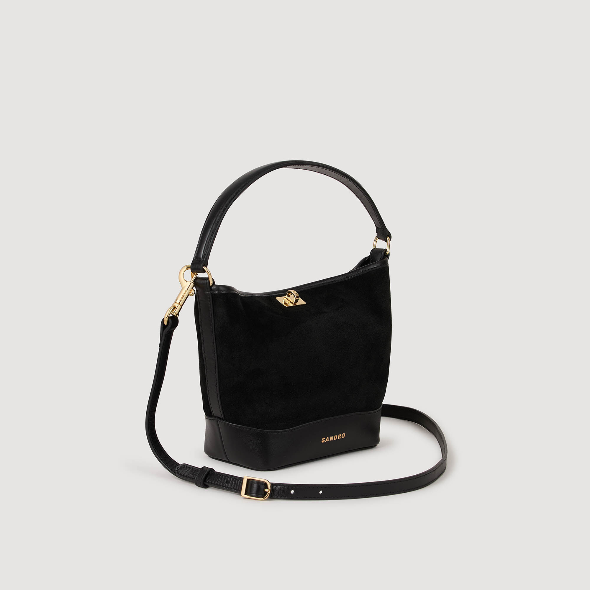 TANGOSO MINI SUEDE AND LEATHER BAG - 2