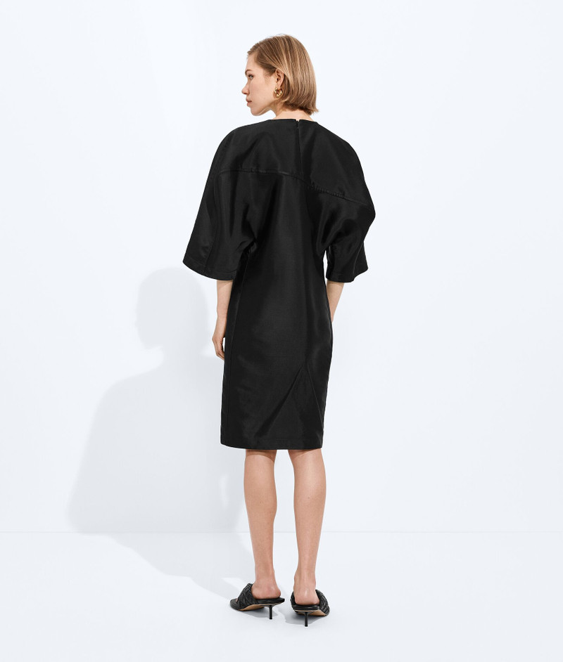 Washed Cotton and Viscose Twill Dress 3