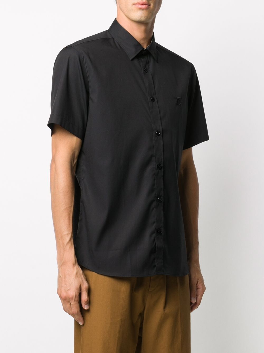 check-trim shirt - 3