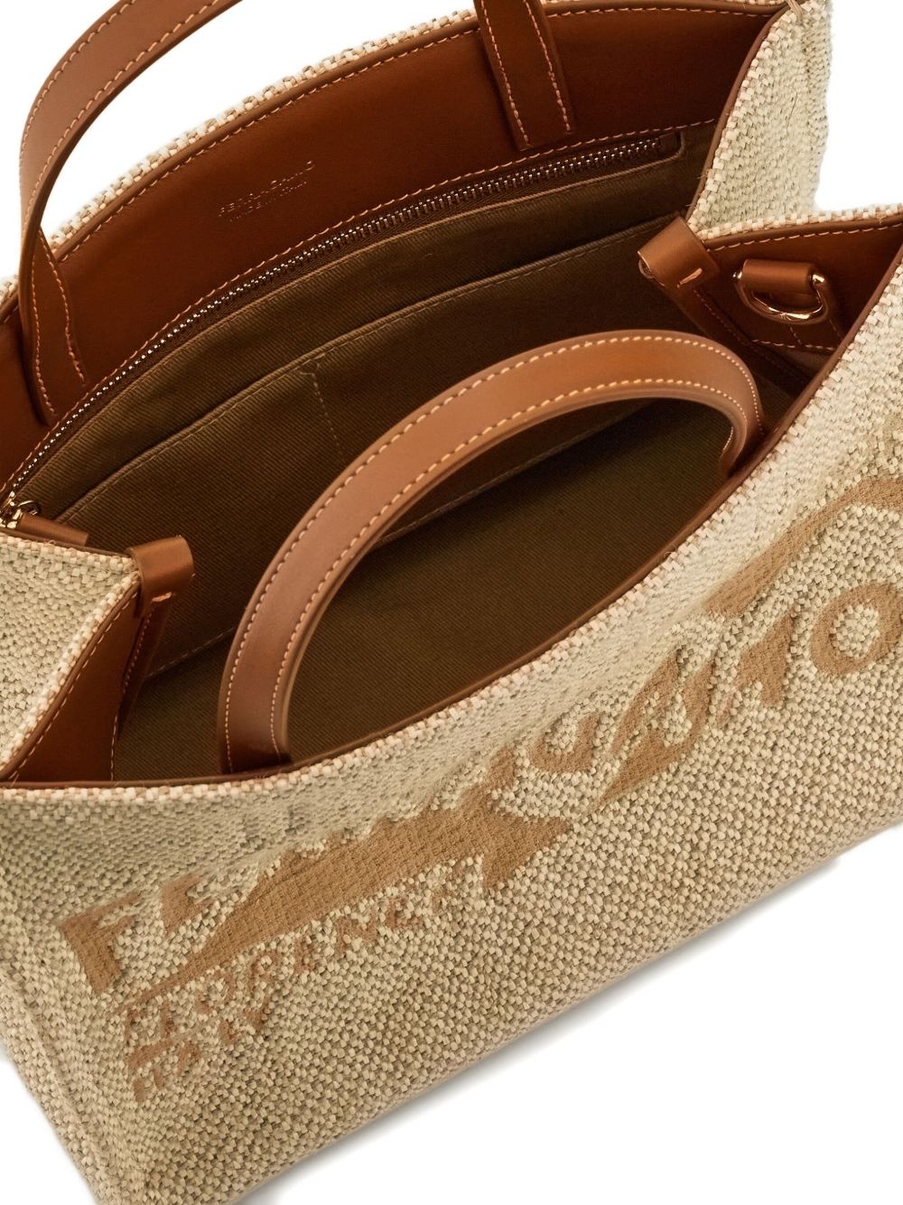 medium logo-embroidered tote bag - 7
