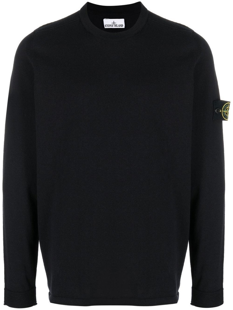 Logo cotton crewneck sweater - 1