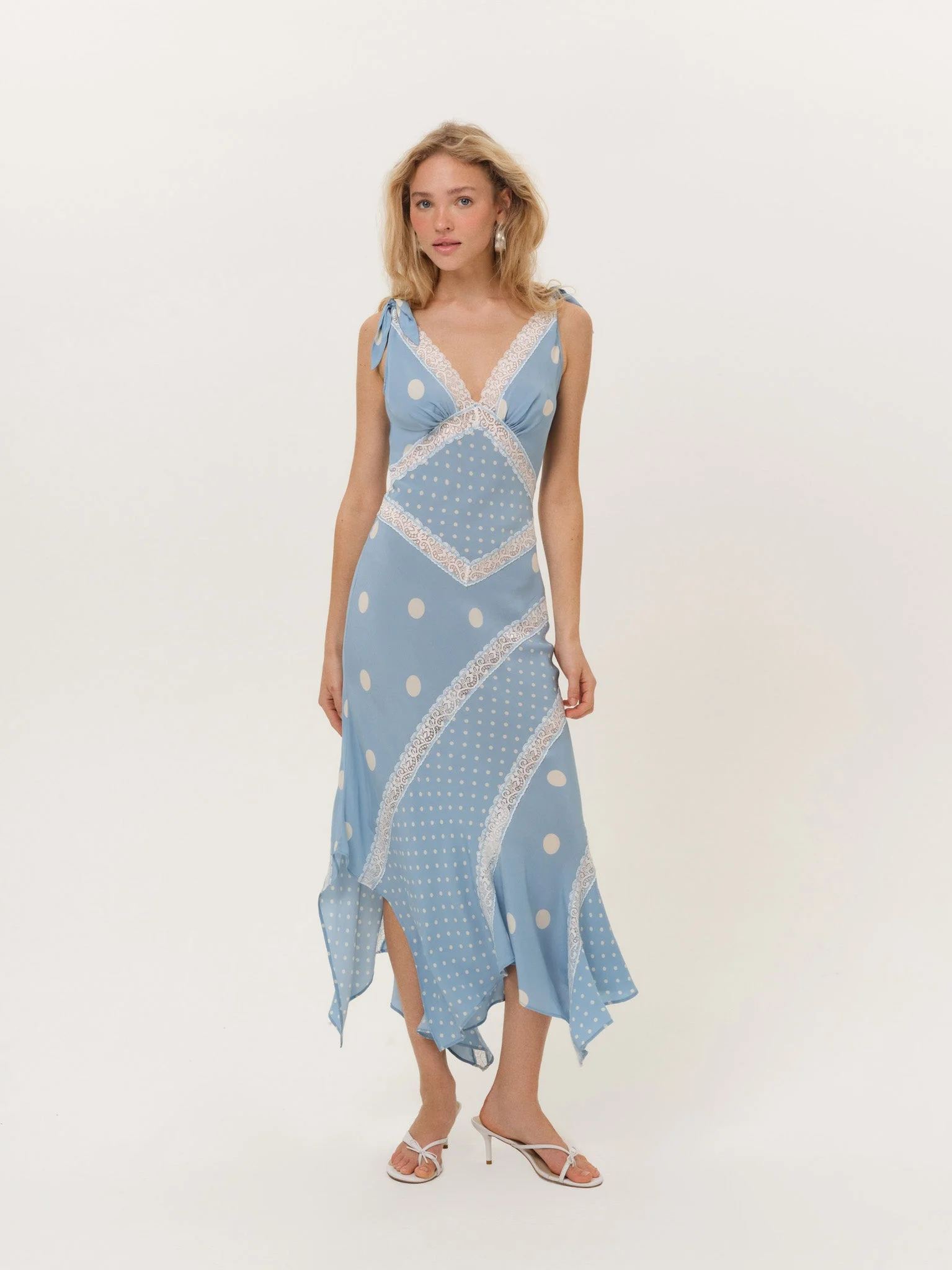 Stormie Dot Midi Dress - 1