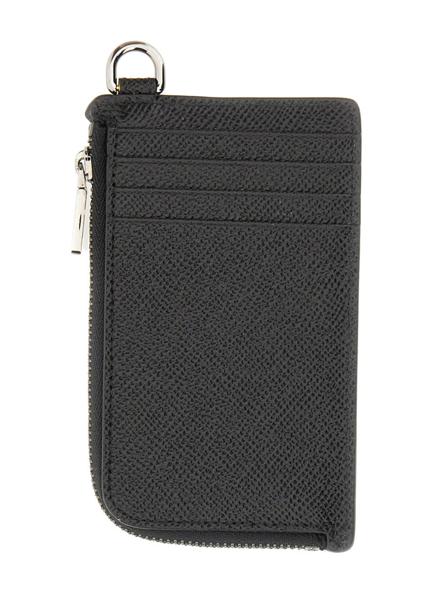 Dolce & Gabbana Men Card Holder With Logo Plaque - 3