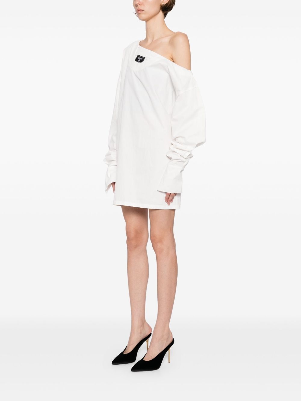 open-neck dress - 3