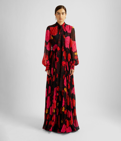 Erdem LONG SLEEVE GOWN WITH PLEATED SKIRT outlook