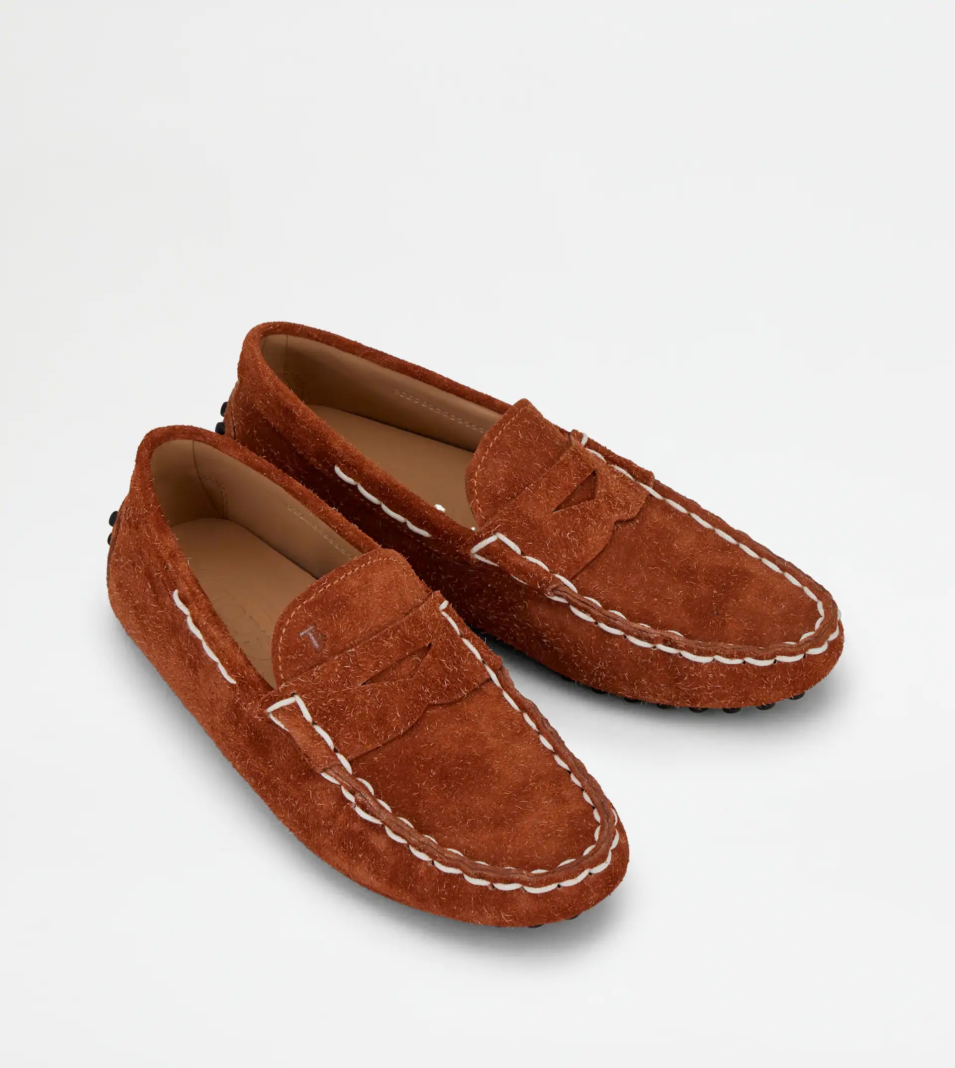 GOMMINO DRIVING SHOES IN SUEDE - BROWN - 3