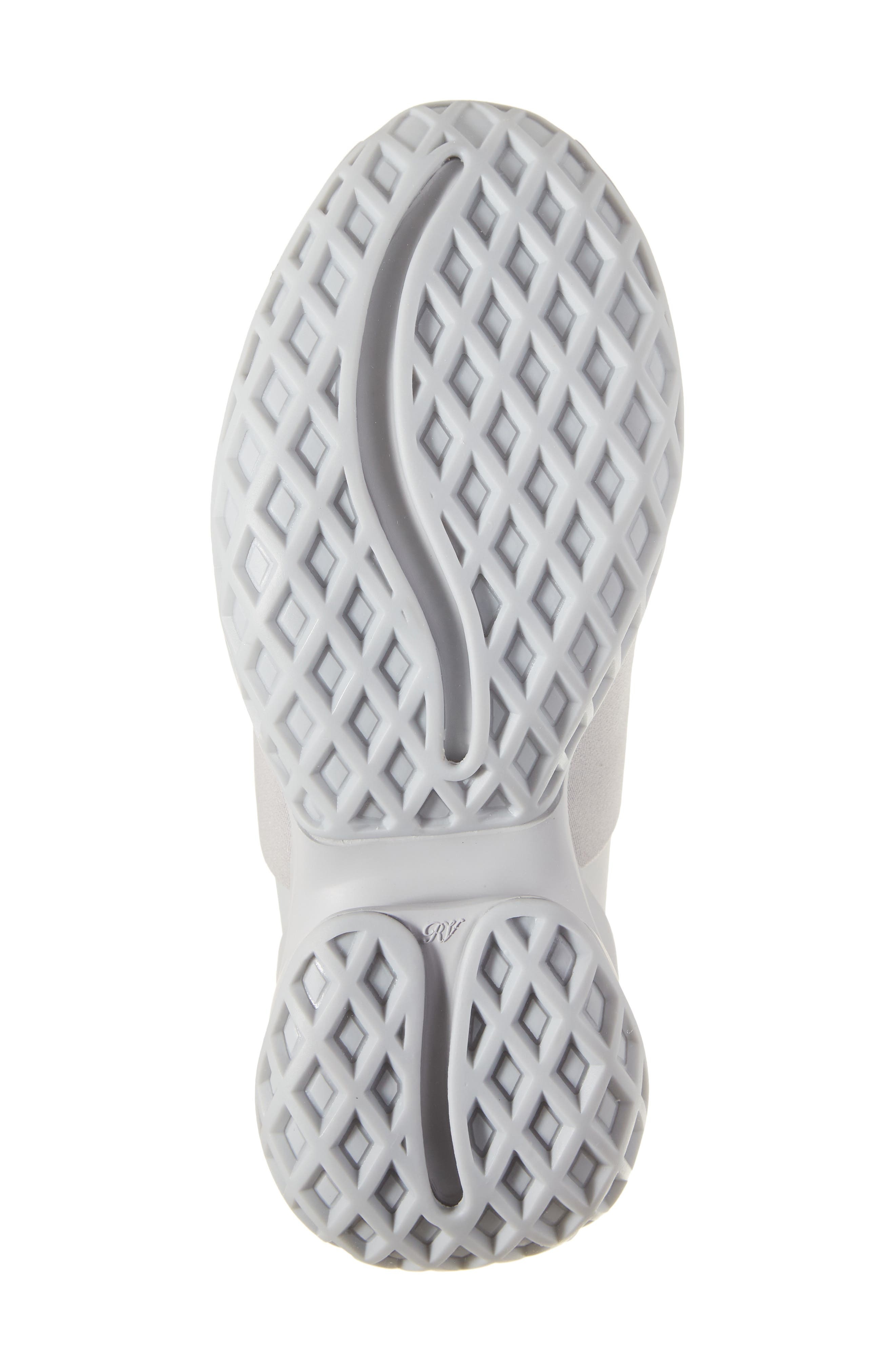 Roger Vivier Viv Run Strass Sneaker in Cemento M/Platino/Grigio at Nordstrom - 6