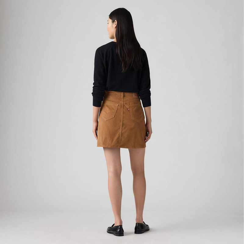 RETRO BUTTON FRONT SKIRT 5