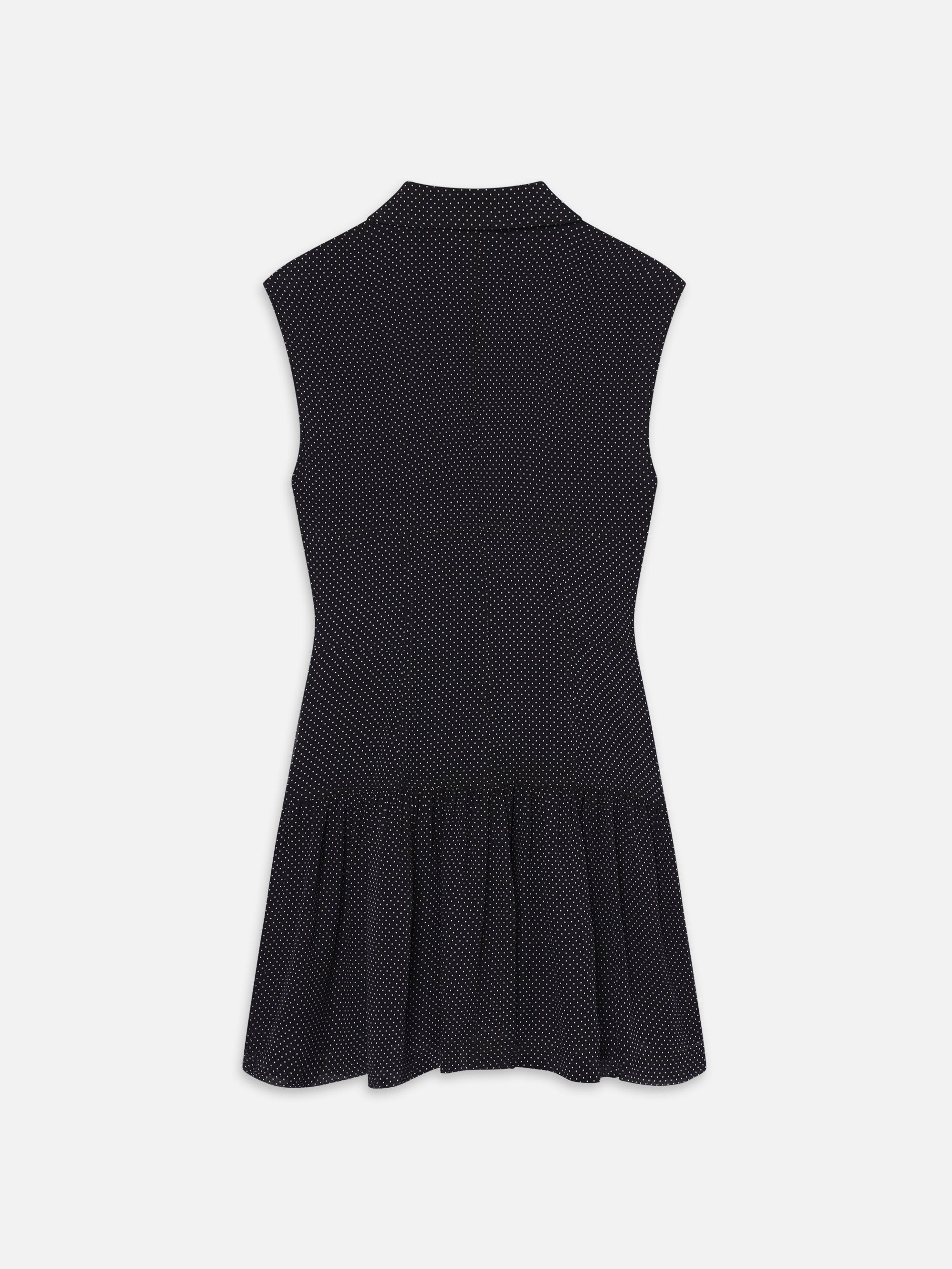 The Silk Day Dress in Navy Multi - 4
