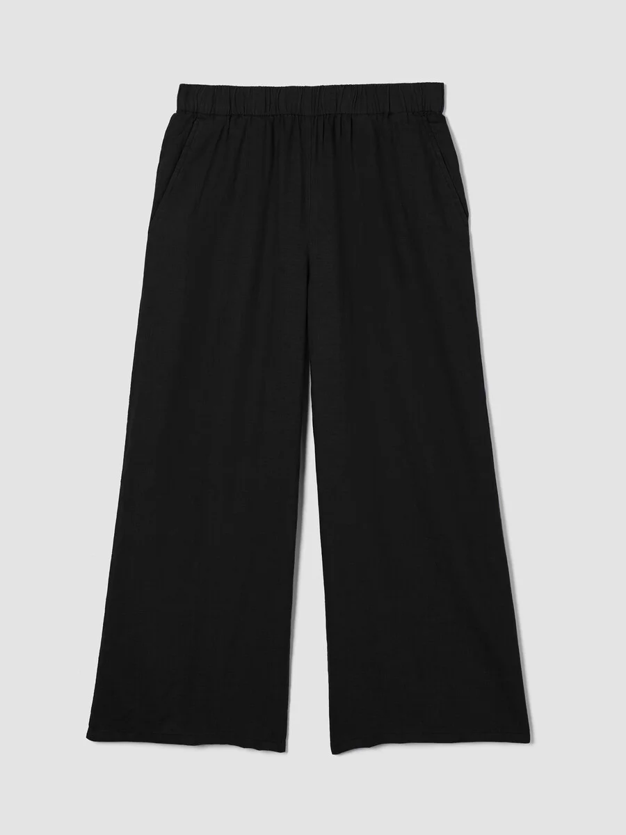 Organic Linen Wide-Leg Pant - 1