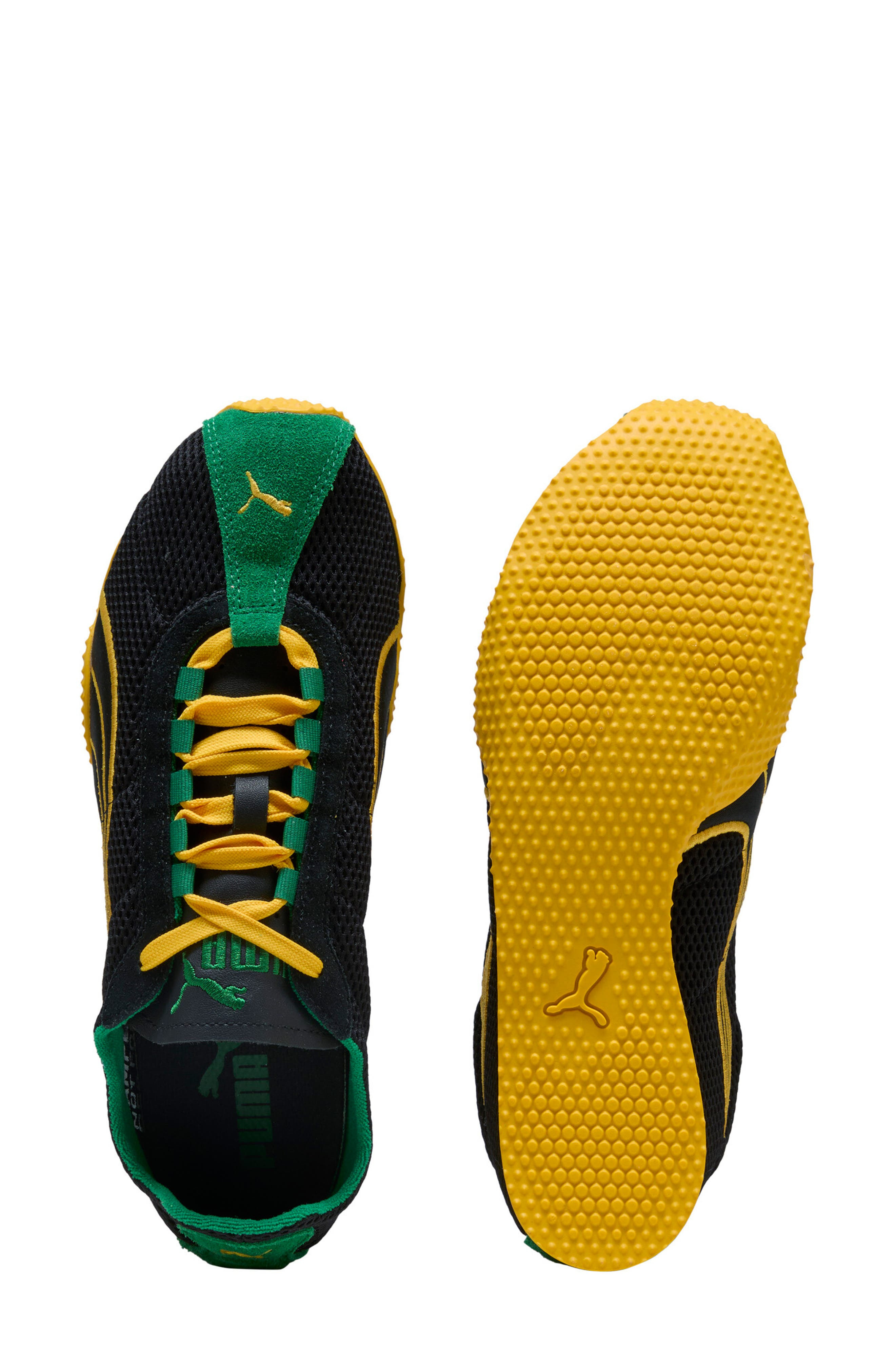 PUMA H-Street Sneaker in Puma Black/Yellow Sizzle at Nordstrom - 5