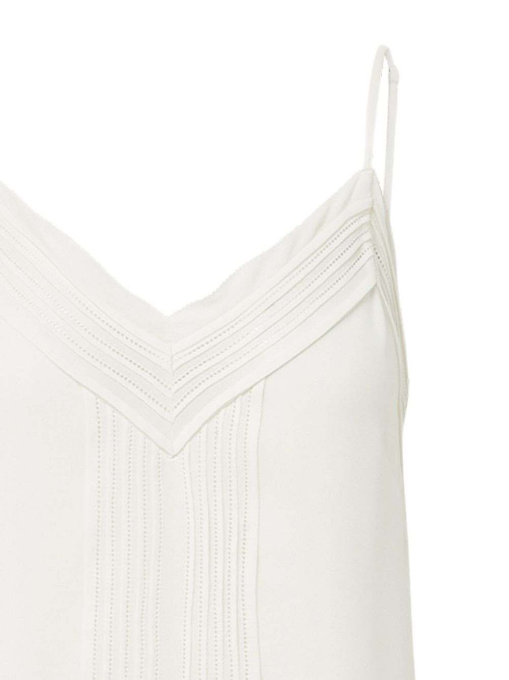 pleated-front tank top - 2