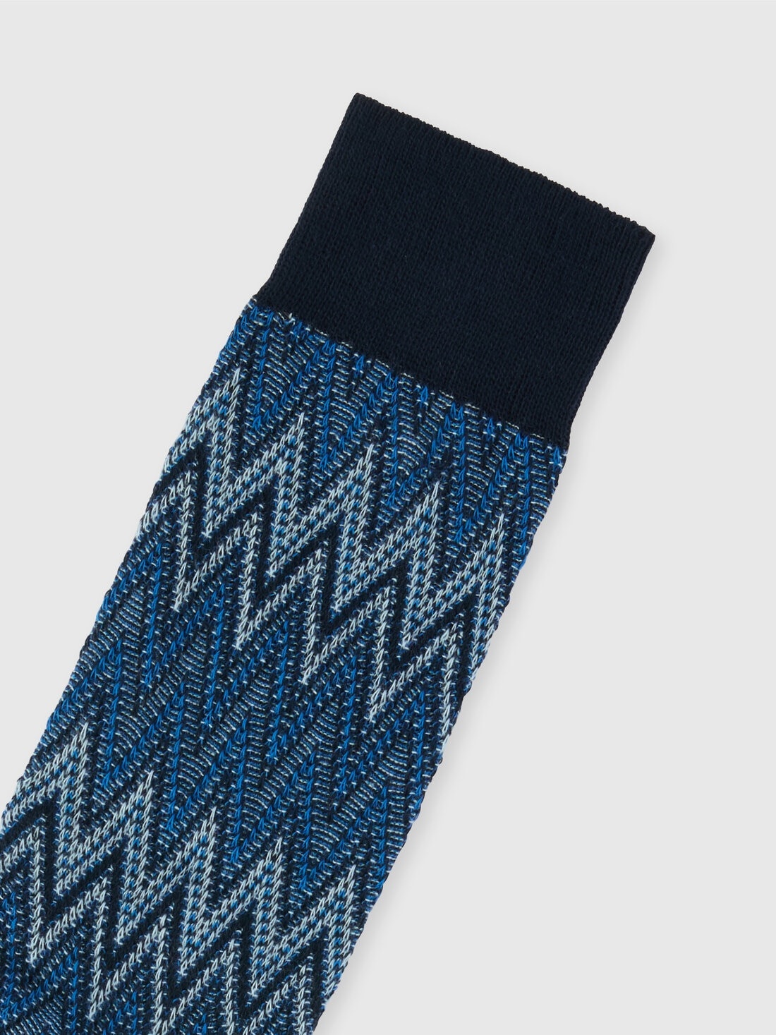 Zig zag cotton blend socks - 3