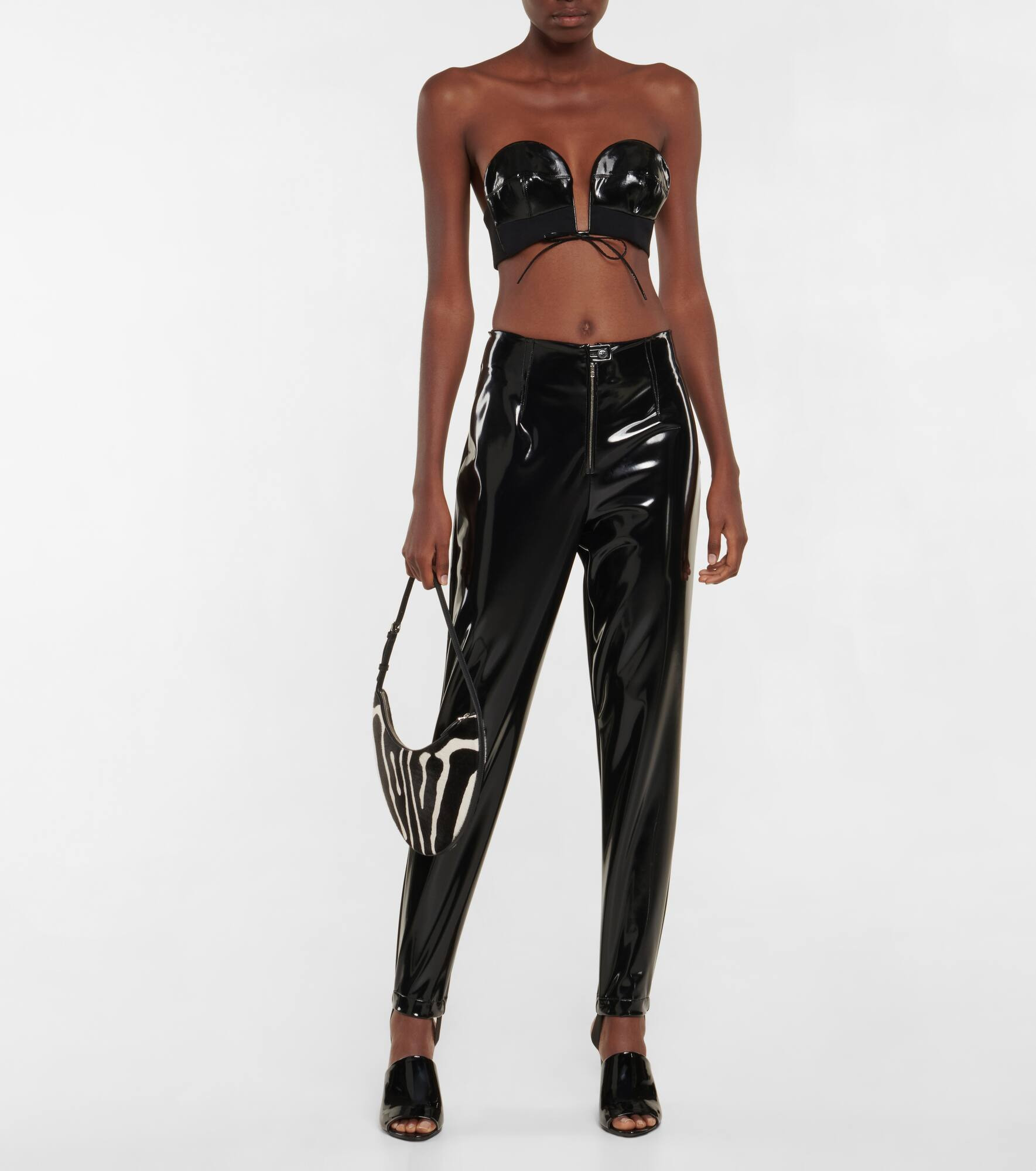Faux leather pants - 2