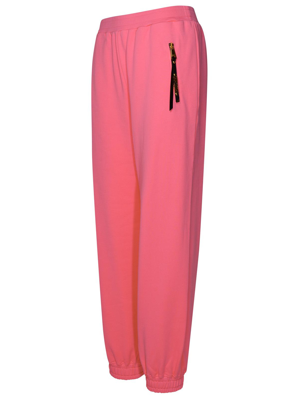 Moschino Fuchsia Cotton Pants Women - 2