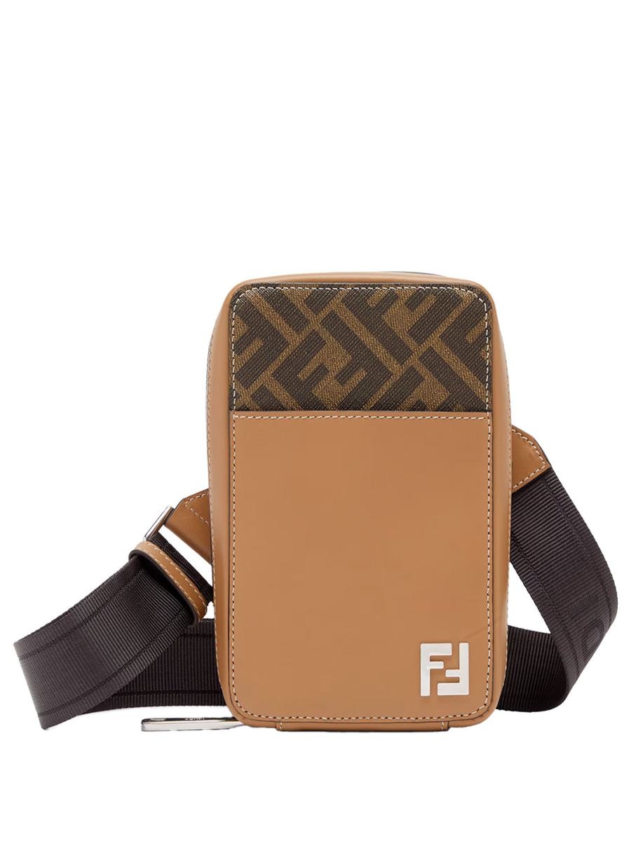 FENDI FENDI PHONE CASE FF SHOULDER STRAP BAGS | baltini