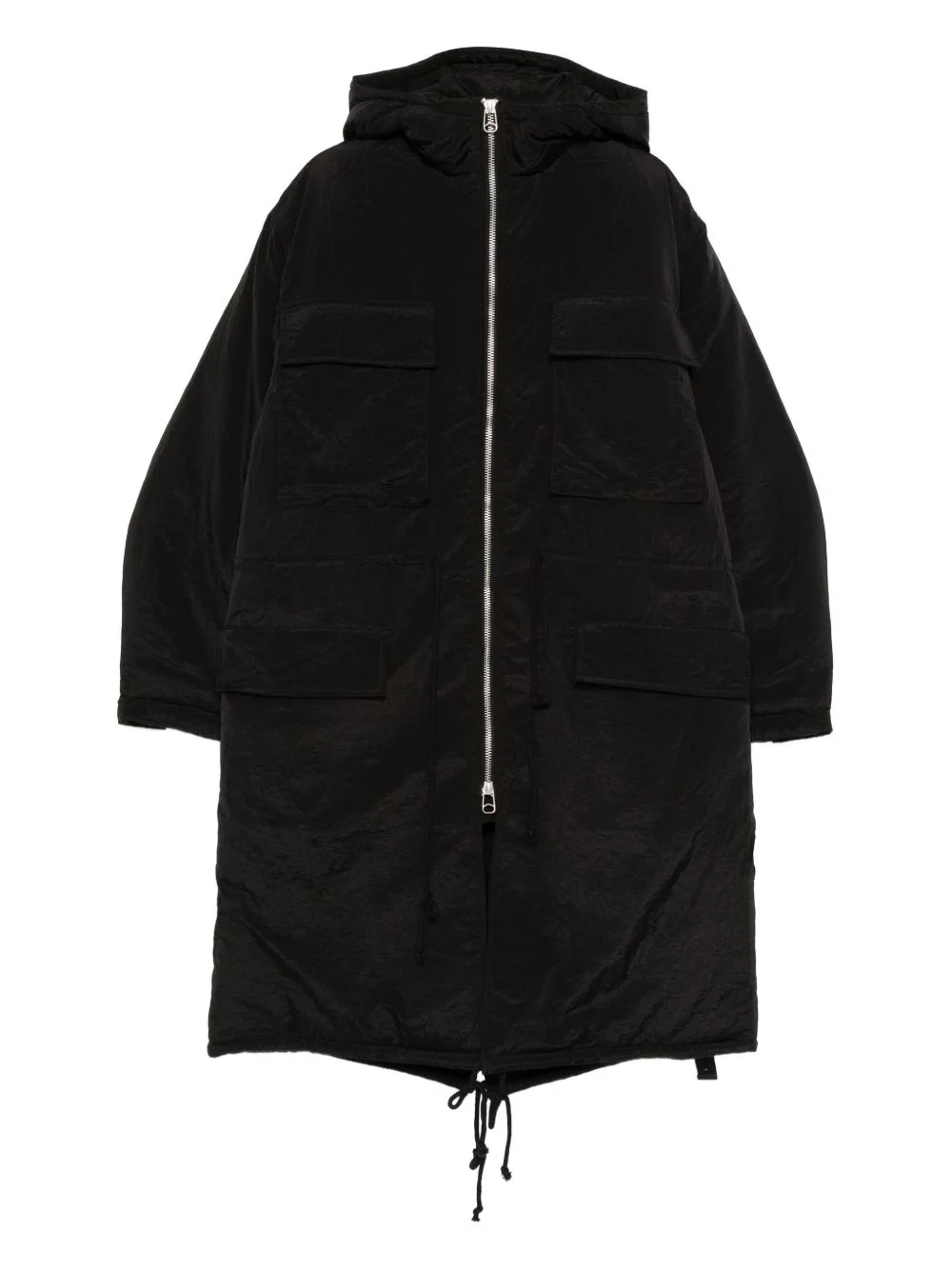 hooded padded coat - 1