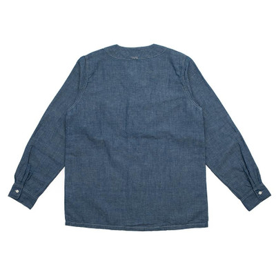 visvim FREE EDGE SHIRT L/S BASEBALL COLLAR BLUE outlook