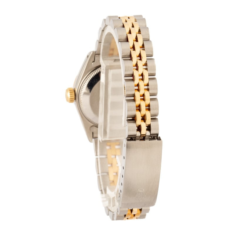 Ladies Rolex Datejust 69173 Ivory Roman Dial - 3