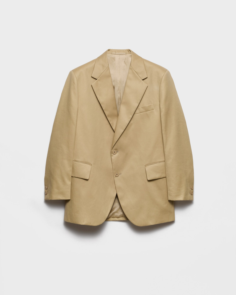 Single-breasted cotton jacket 1