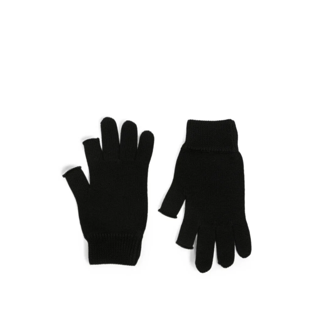 Rick Owens Black Gloves Men - 1