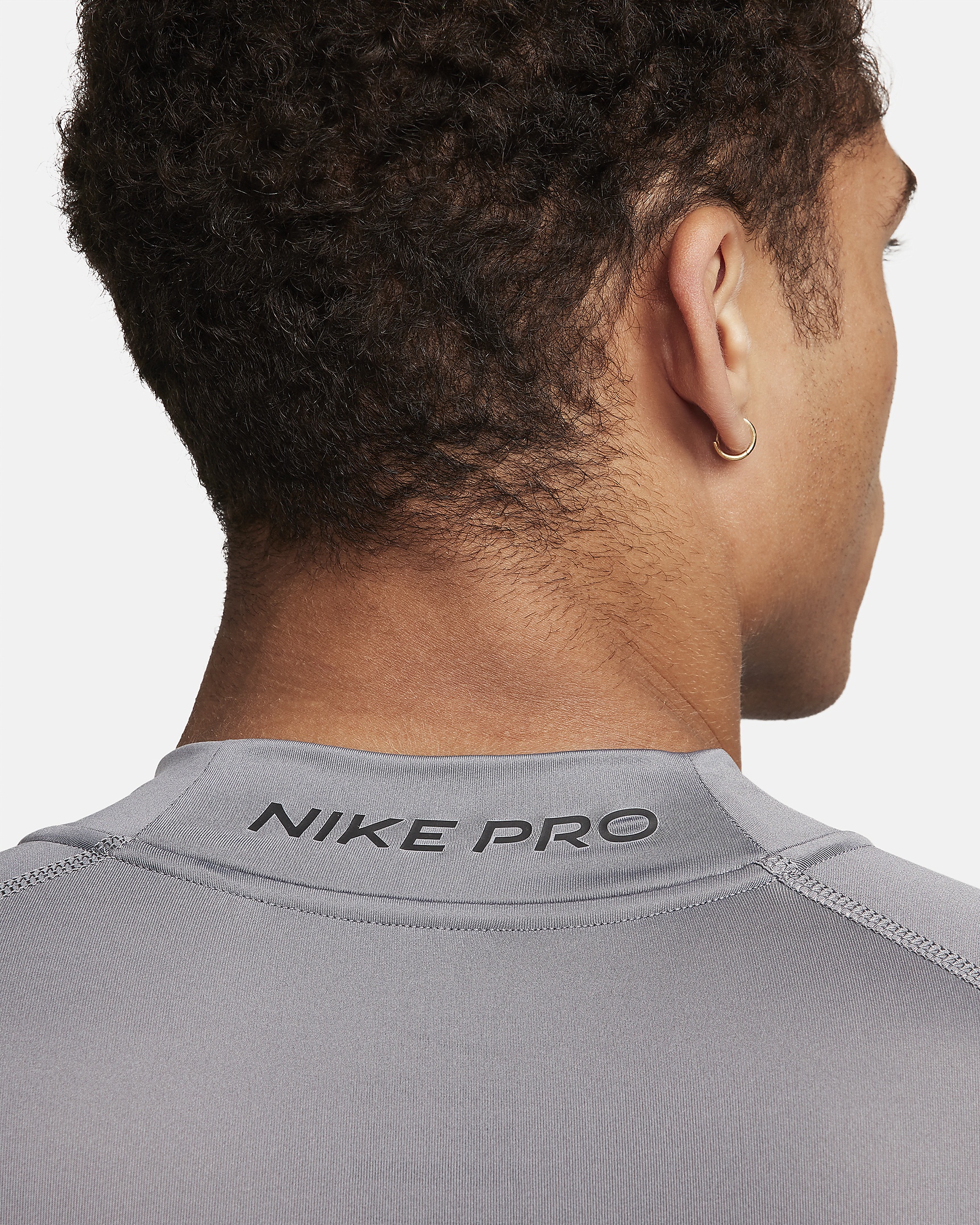 Nike Pro Men's Dri-FIT Fitness Mock-Neck Long-Sleeve Top - 4