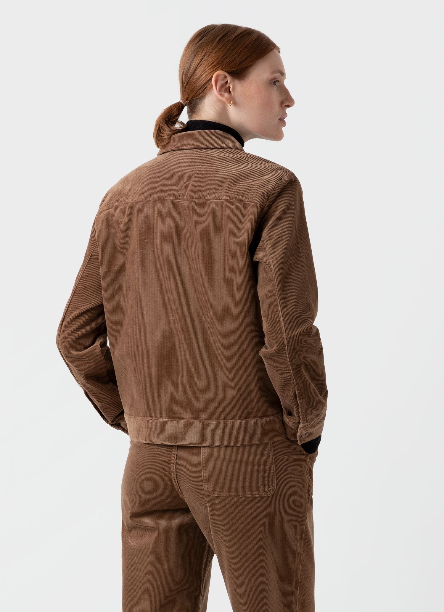 Corduroy Boxy Jacket - 4