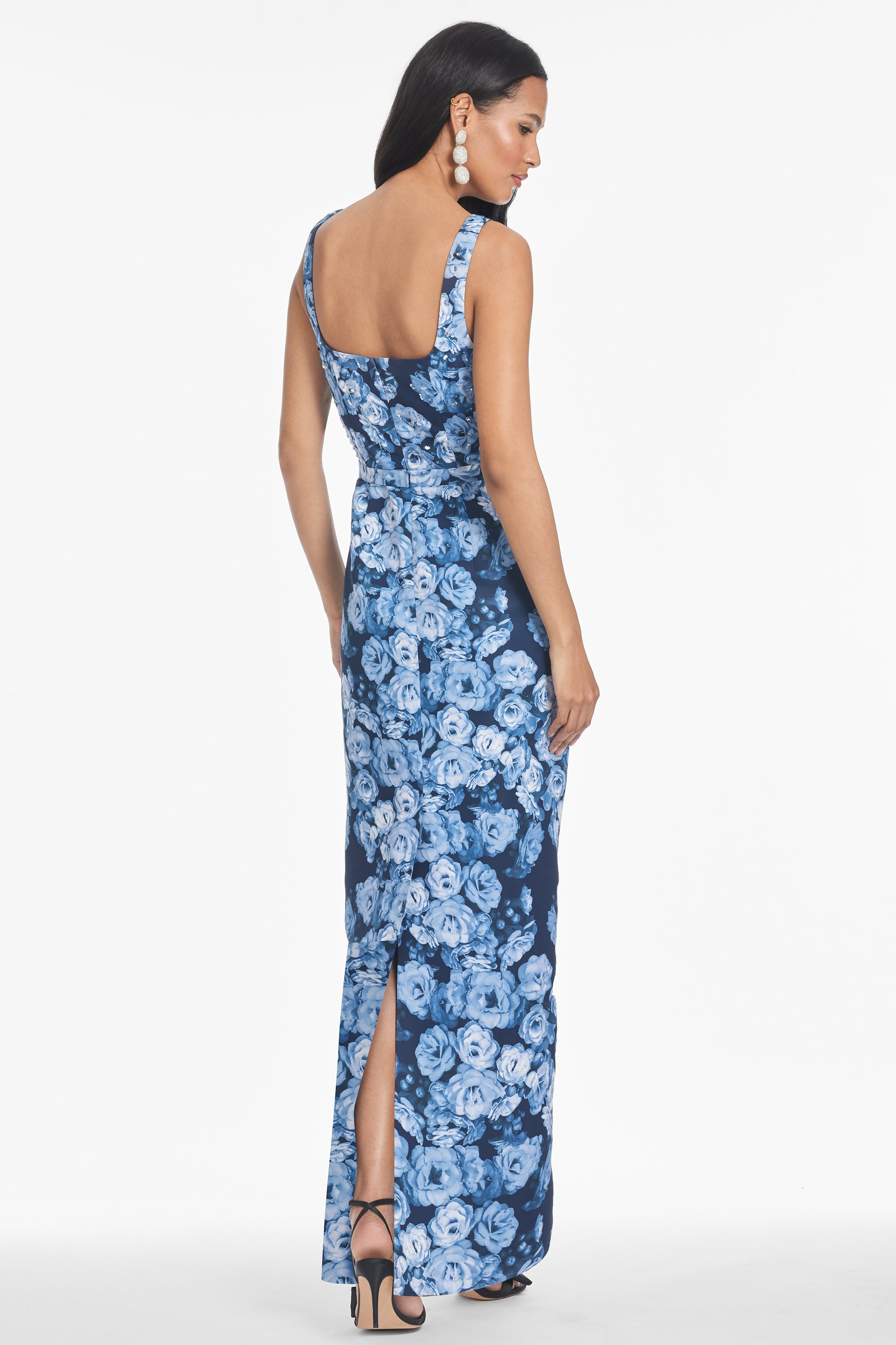 LANA GOWN - WILD SAPPHIRE ROSES - 3