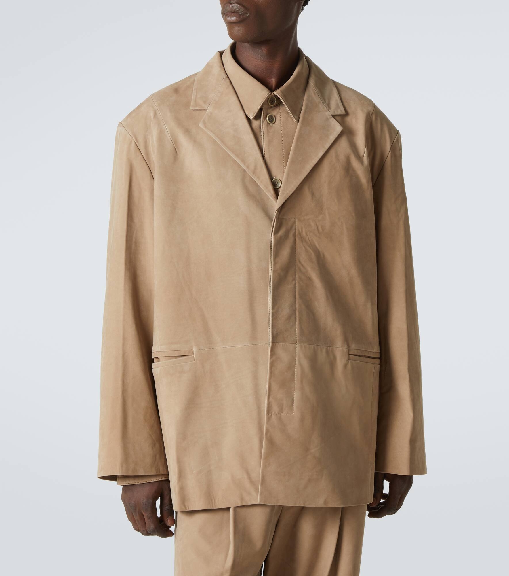 Suede blazer - 3