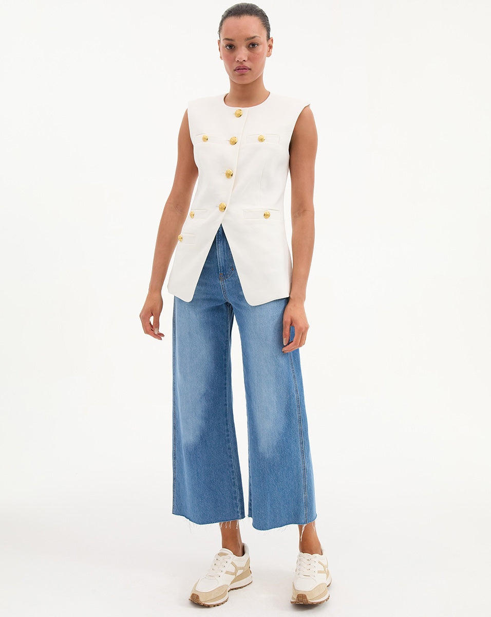 TAMARA LINEN VEST - 7