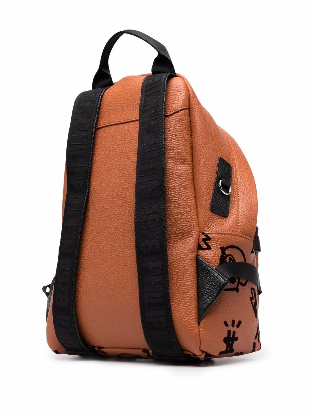 monogram print backpack - 3