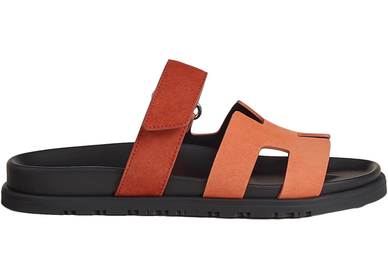 Hermes Chypre Sandal Rose Bois De Santal / Rouge De Turin Calfskin Leather (Women's) 1