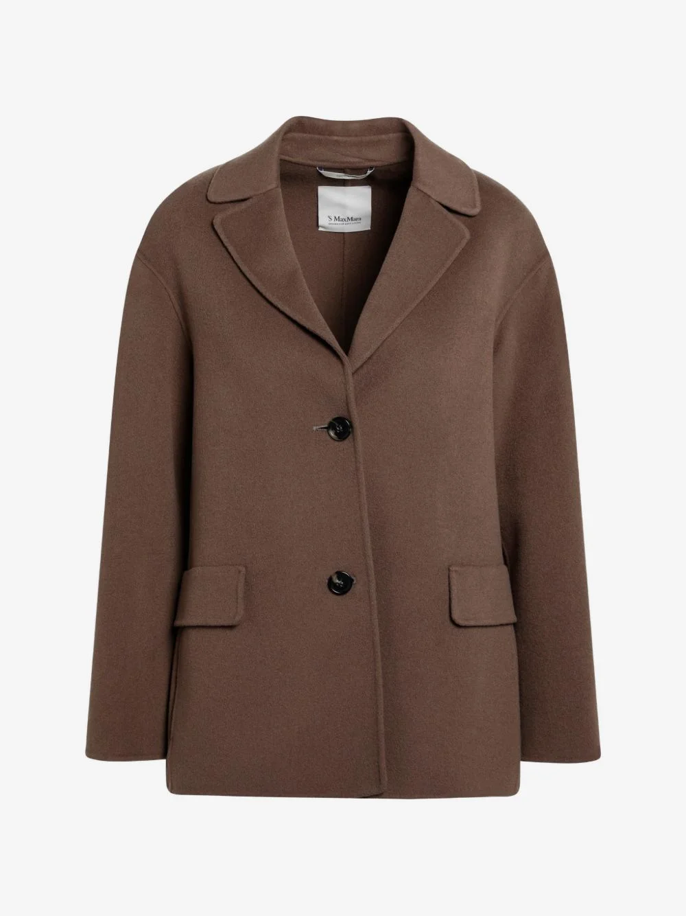 button-fastening flap-pocket jacket - 1
