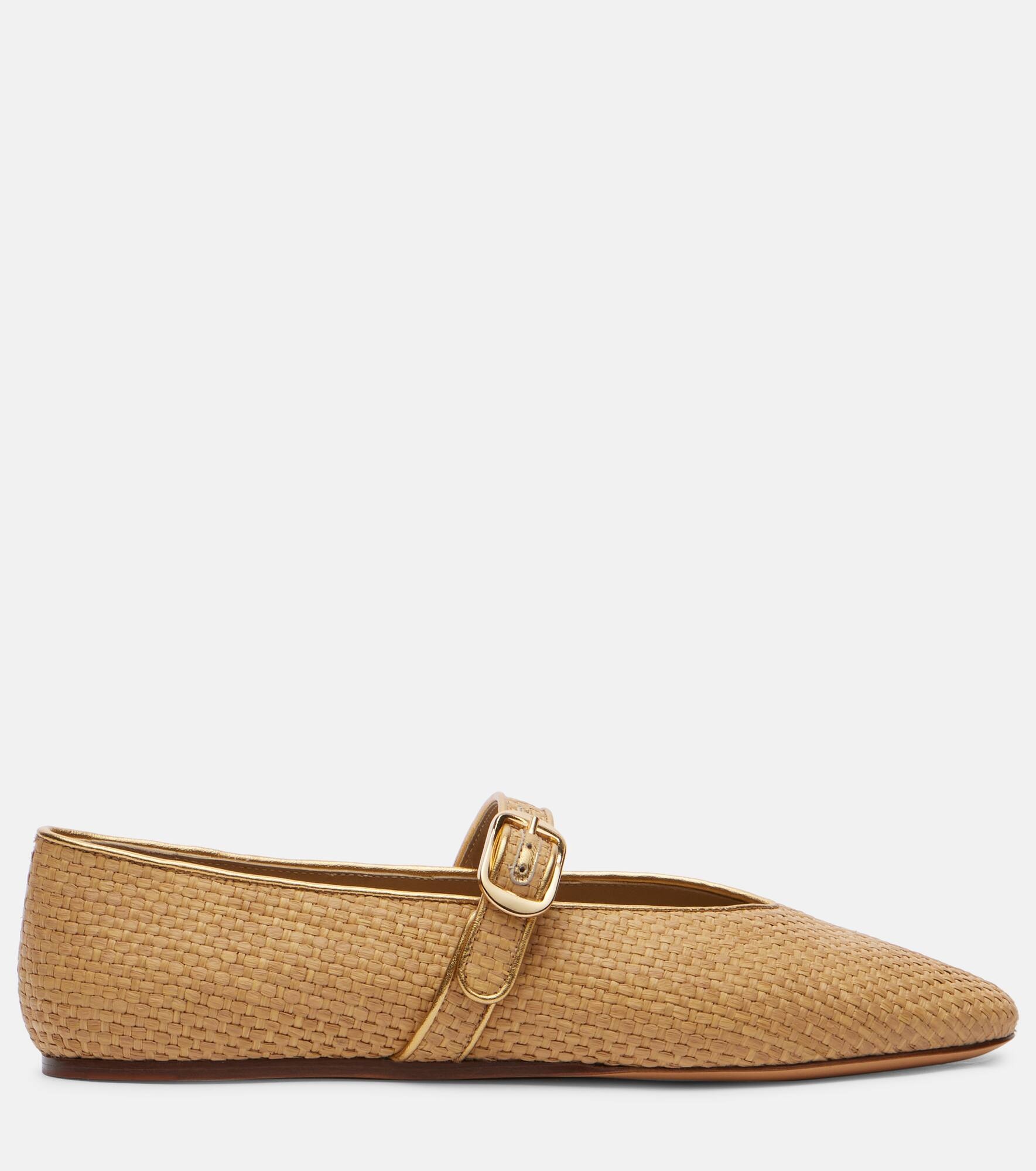 Stella raffia ballet flats - 4